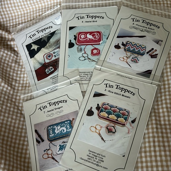 5 cross stitch patterns - Picture 1 of 7